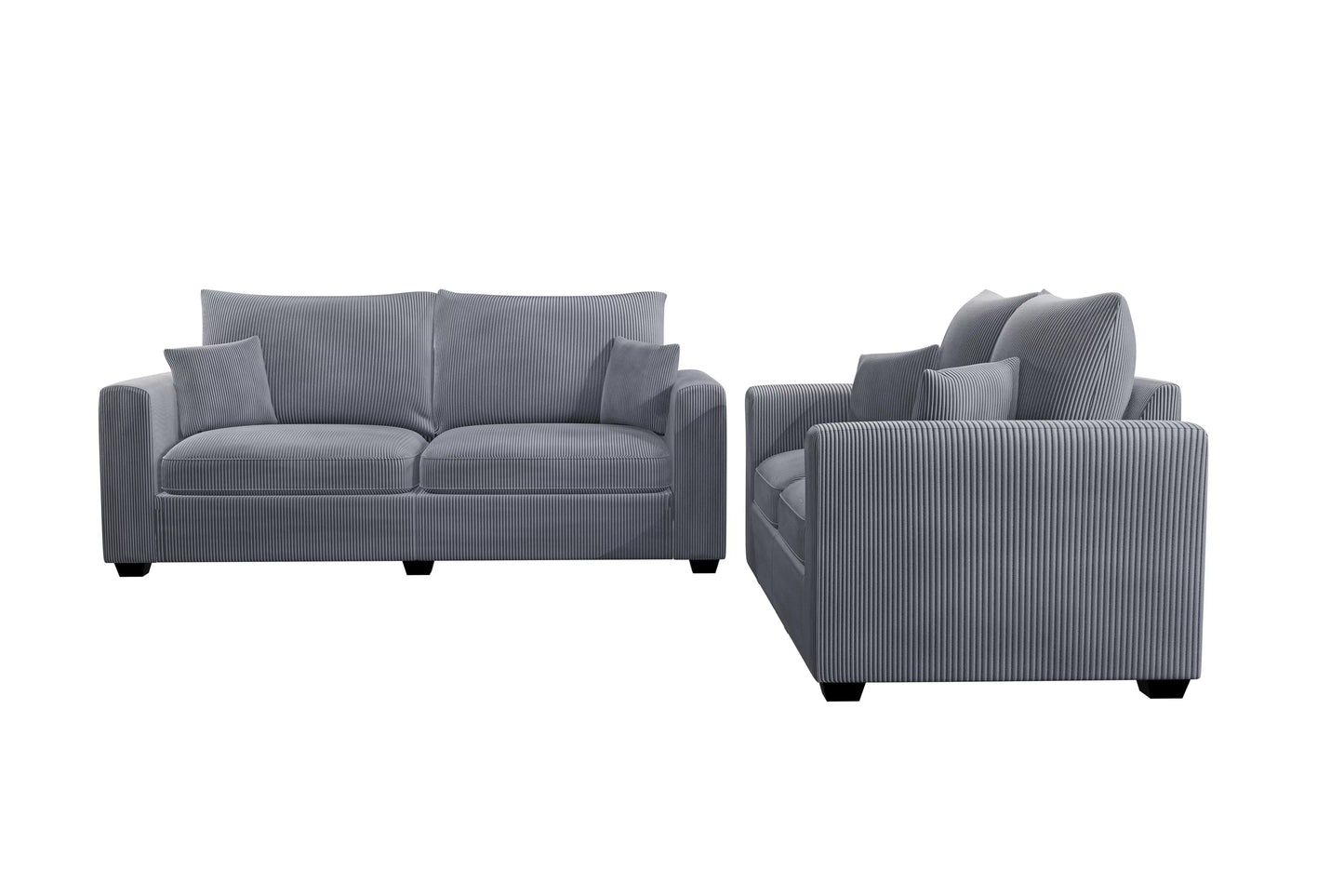 F8427 Sofá y Loveseat Poundex - 2 Colores