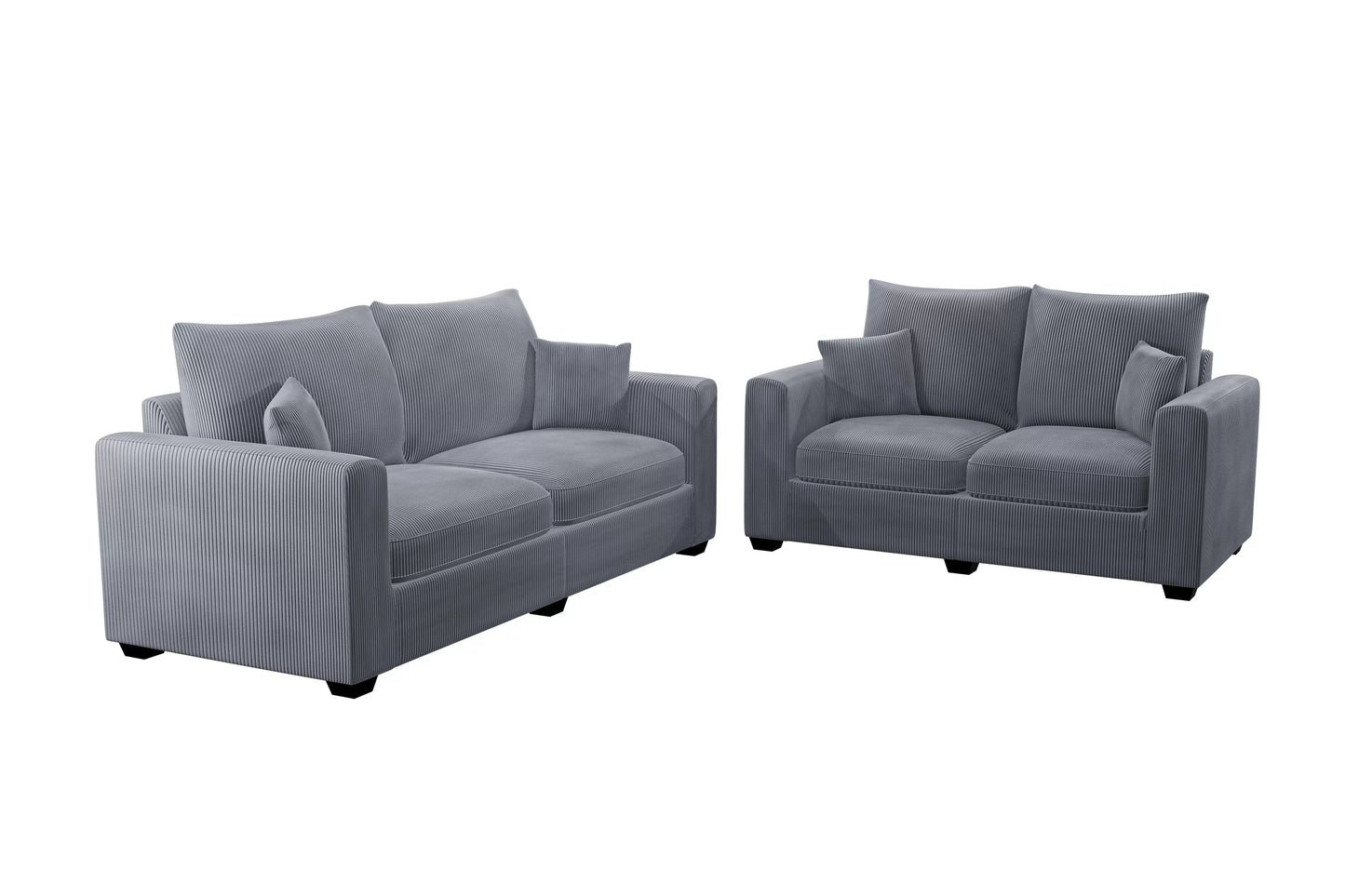 F8427 Sofá y Loveseat Poundex - 2 Colores