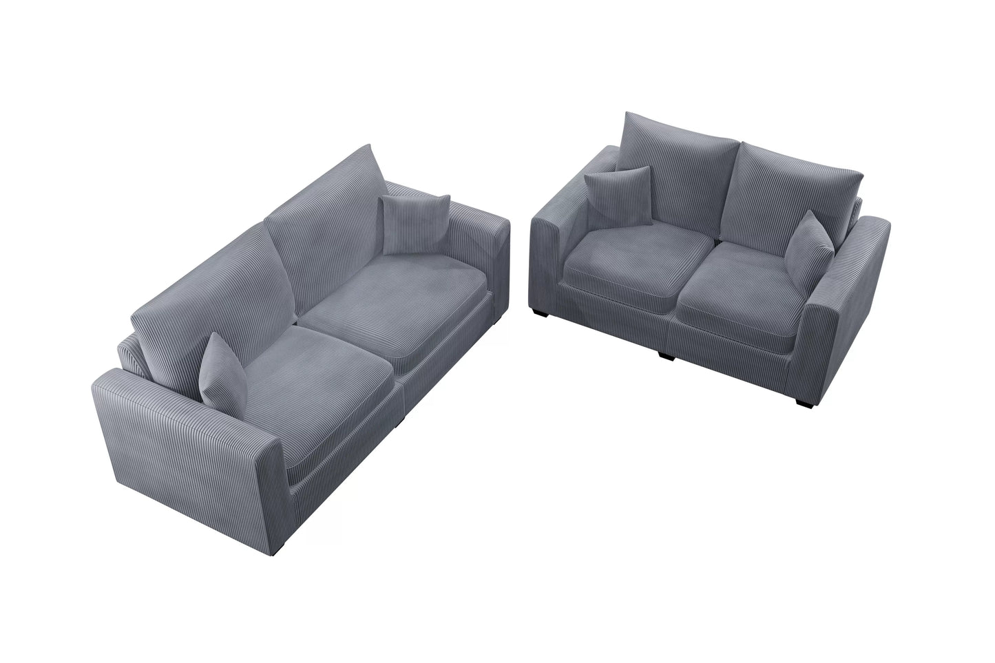 F8427 Sofá y Loveseat Poundex - 2 Colores