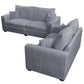 F8427 Sofá y Loveseat Poundex - 2 Colores