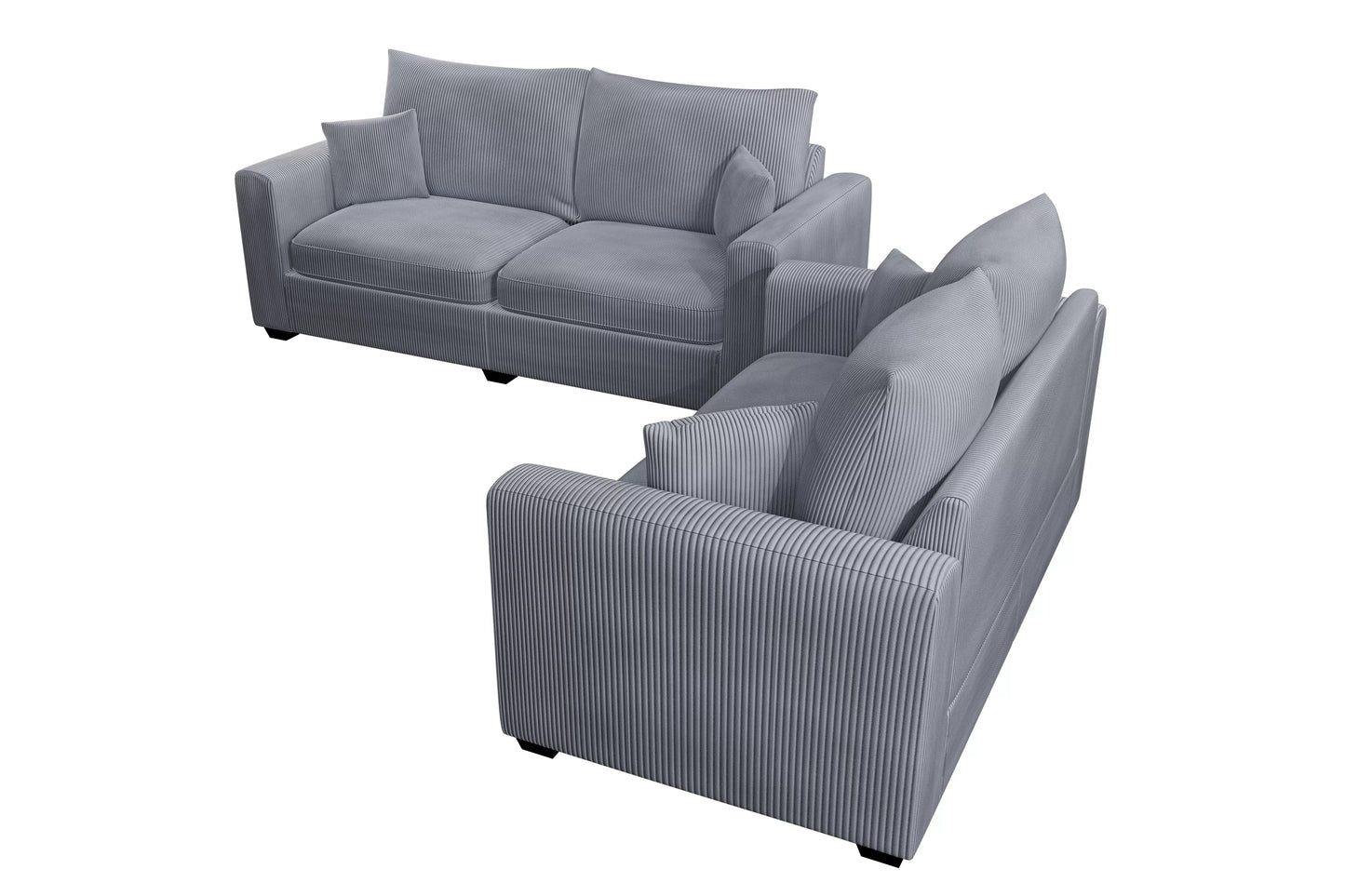 F8427 Sofá y Loveseat Poundex - 2 Colores