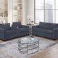 Poundex F8459 Corduroy 2 Pc Sofa Set