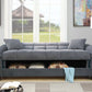 F8500 Bravo Futon Gray