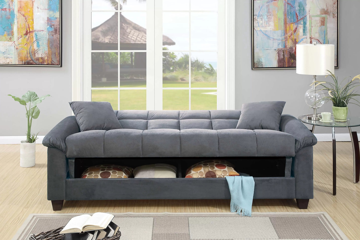 F8500 Bravo Futon Gray