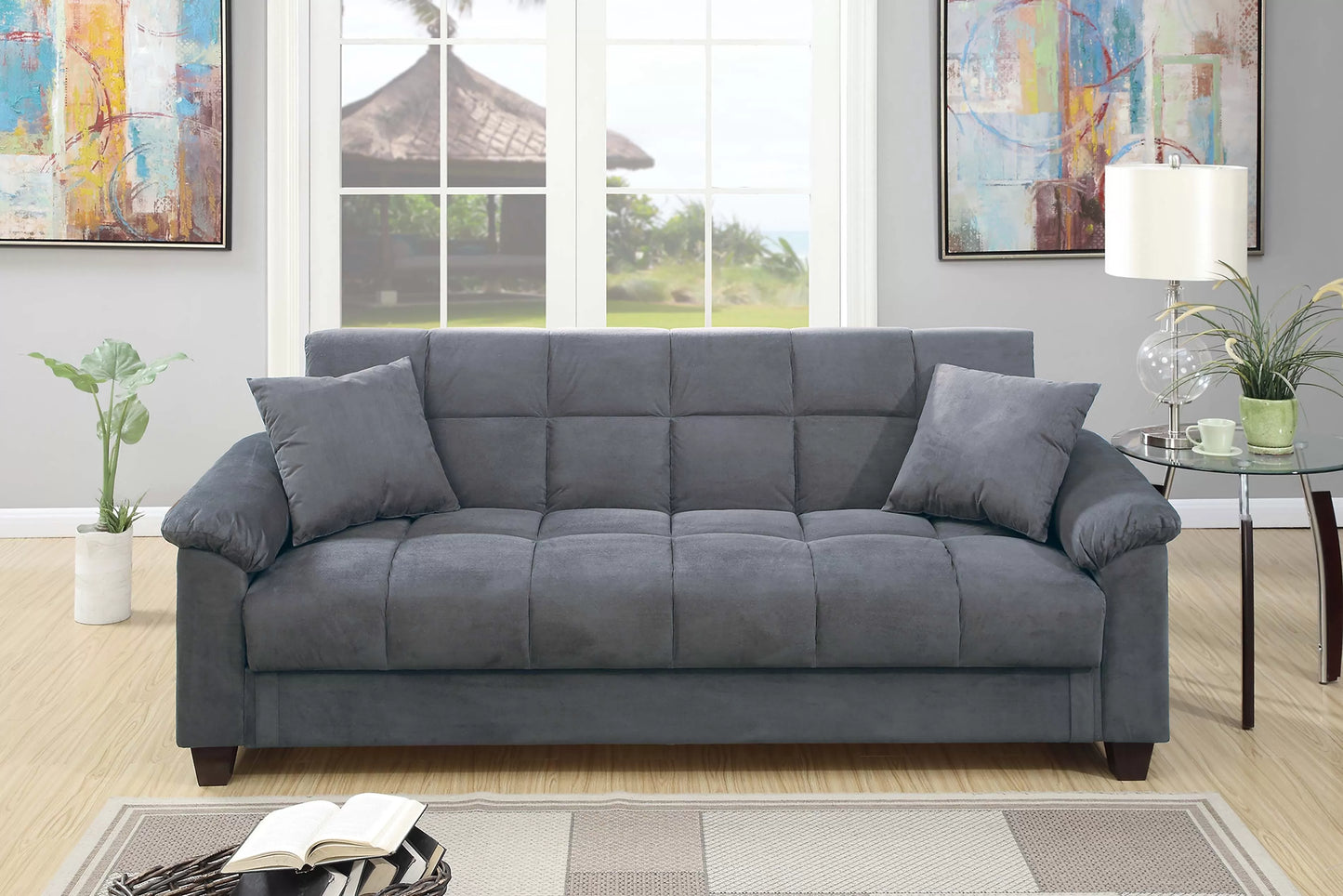 F8500 Bravo Futon Gray