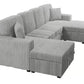 F8578 3 Pc Convertible Sectional - 4 Colors