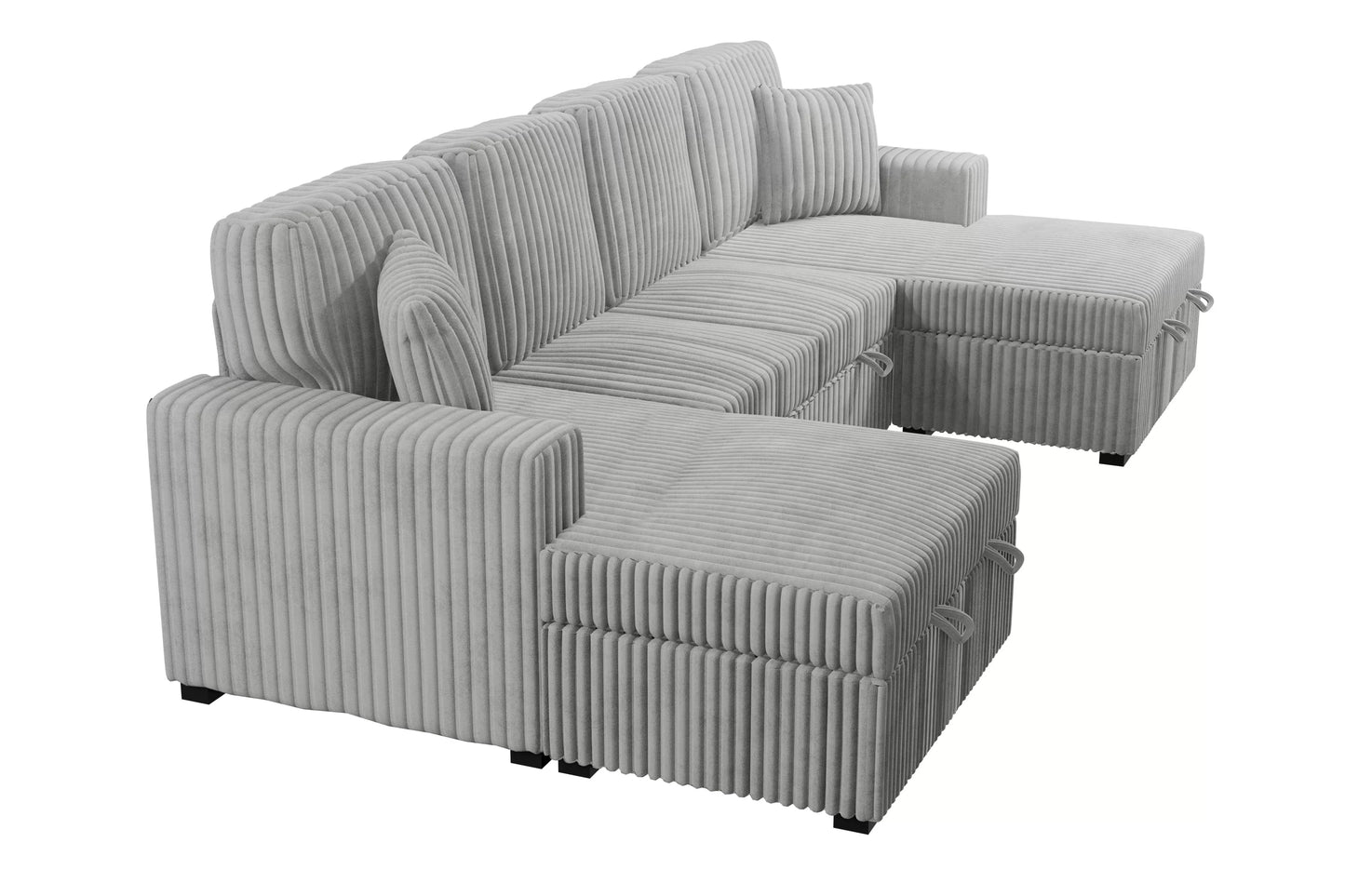 F8578 3 Pc Convertible Sectional - 4 Colors