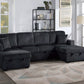 F8578 3 Pc Convertible Sectional - 4 Colors