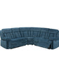 F86604 Gilbert Power Sectional by Poundex - Dark Blue or Grey