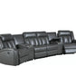 F86629 Power Reclining 5 Pc Gray Sectional