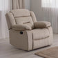 F8797 Beige Velvet Recliner