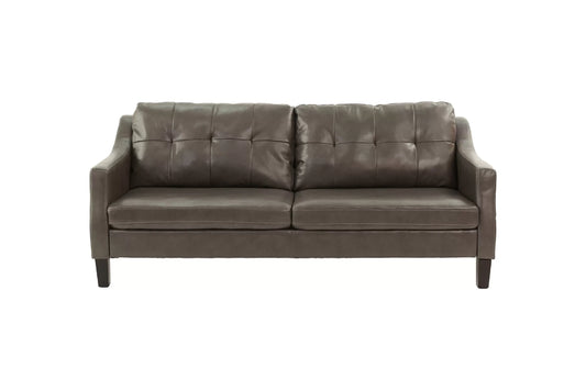 F8880 Sierra 2 Pc Set - Grey Faux Leather