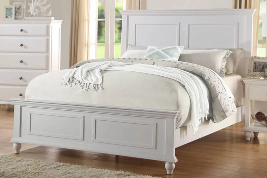 Poundex White F9270 4 Pc King Bedroom Set