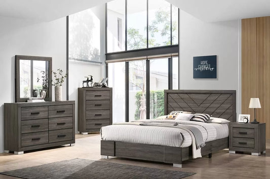 Poundex F9578 Modern 4 Pc Bedroom Set