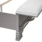 F9671 Gray 4 Pc Bedroom Set w/LED Headboard