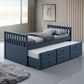 Clemens Captain's Bed w/Trundle FM-BK101