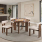Gaetani Brown 5 Pc Game Table Set