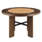 Gaetani Brown 5 Pc Game Table Set