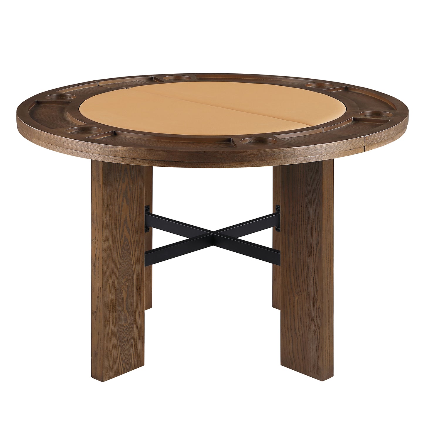 Gaetani Brown 5 Pc Game Table Set