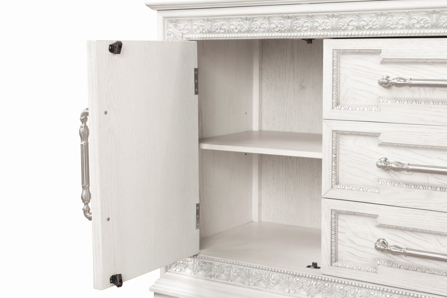 Stella Mia Ivory Buffet & Hutch FM31000WH-HB-SET