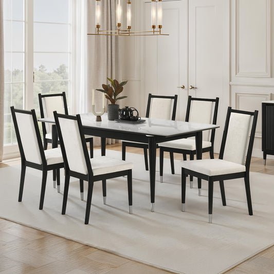 Maidstone Sintered Stone 7 Pc Dining Set
