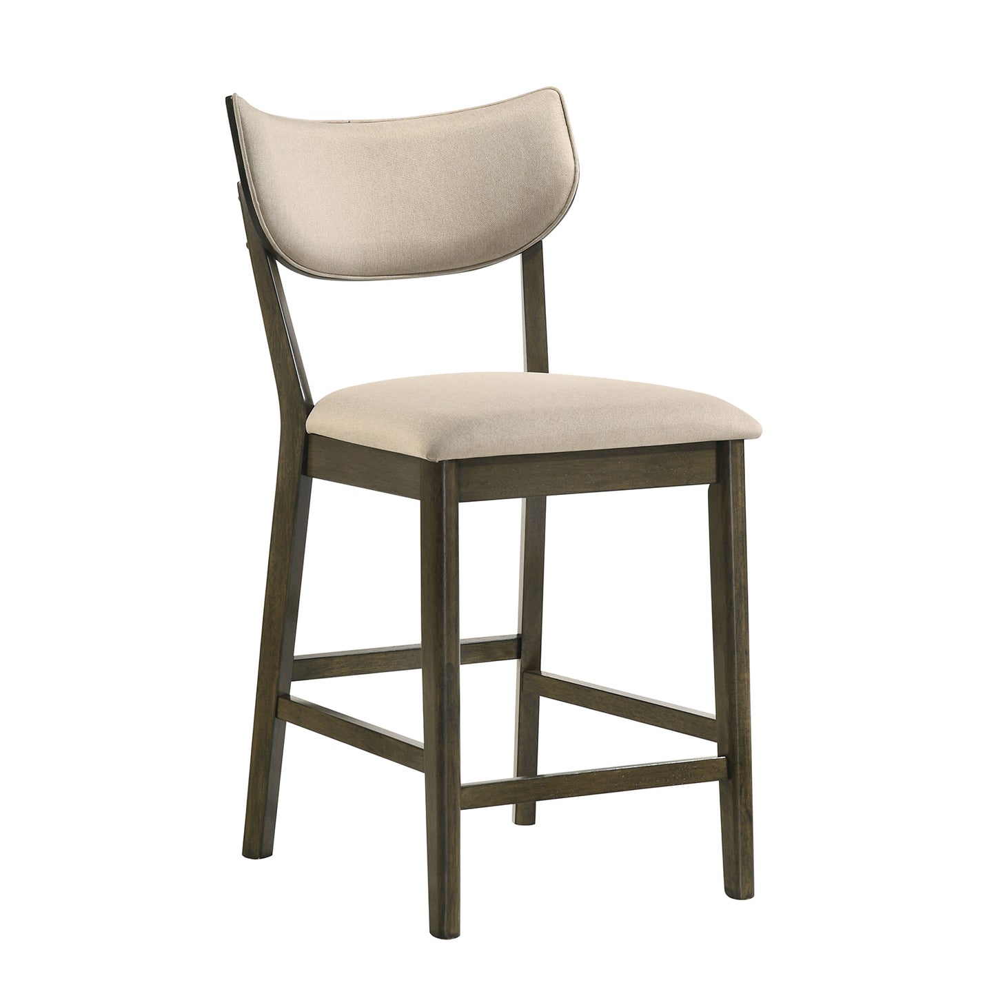 Huttwil Dark Walnut 7 Pc Mid Century Dining Set