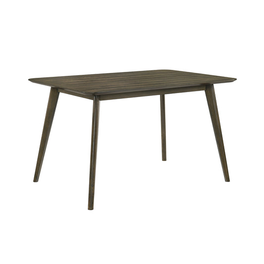 Huttwil Dark Walnut 7 Pc Mid Century Dining Set