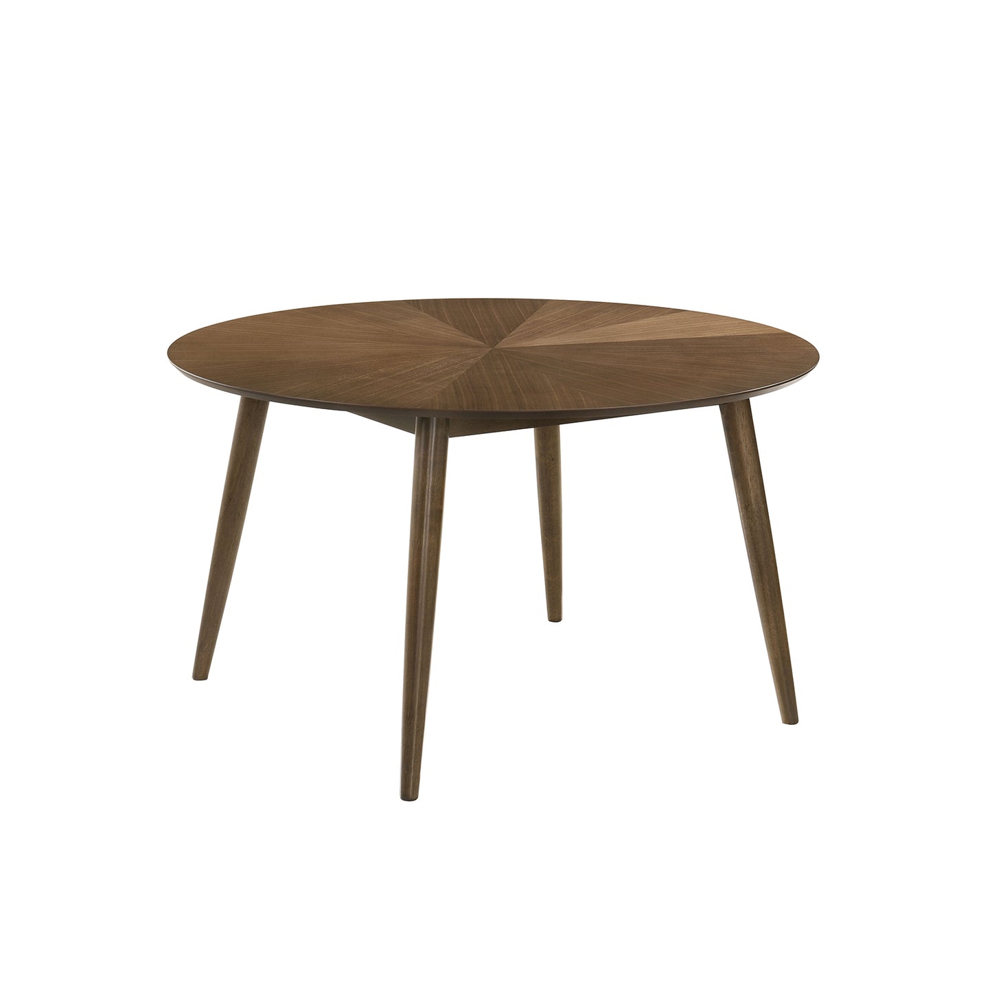 Raissa Walnut Mid-Century Modern Dining Set