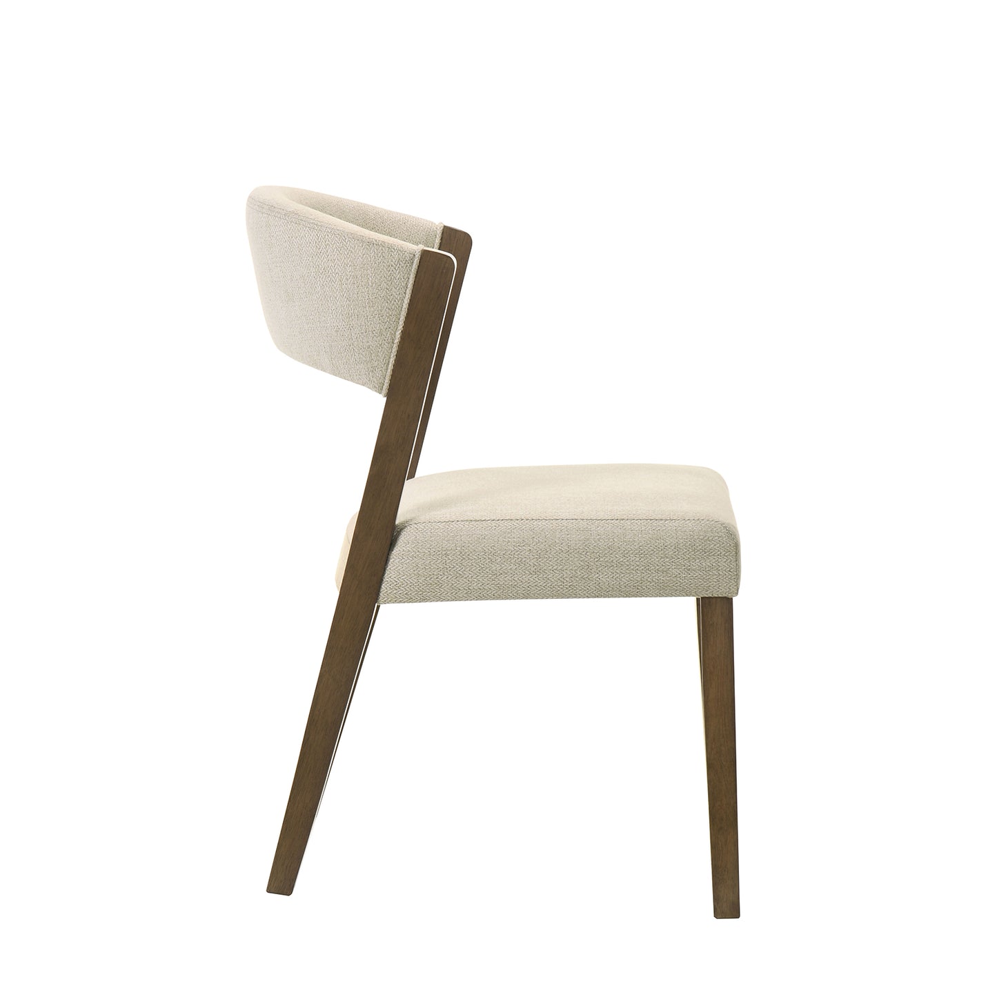 Raissa Walnut Mid-Century Modern Dining Set