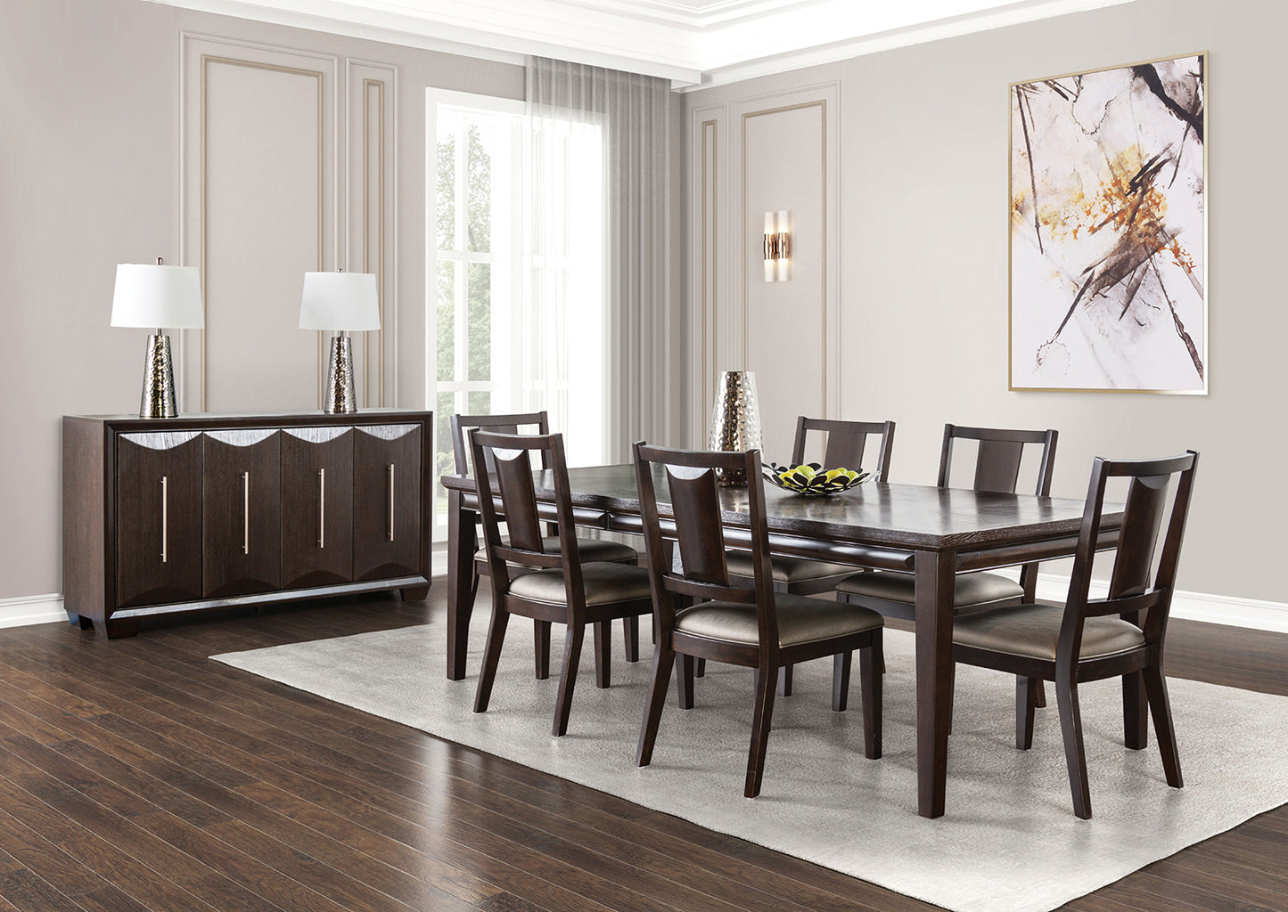 Hinwitz Espresso 7-9 Pc Dining Set FM3399ES