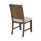 Casoria Dark Walnut 7 Pc Expandable Dining Set