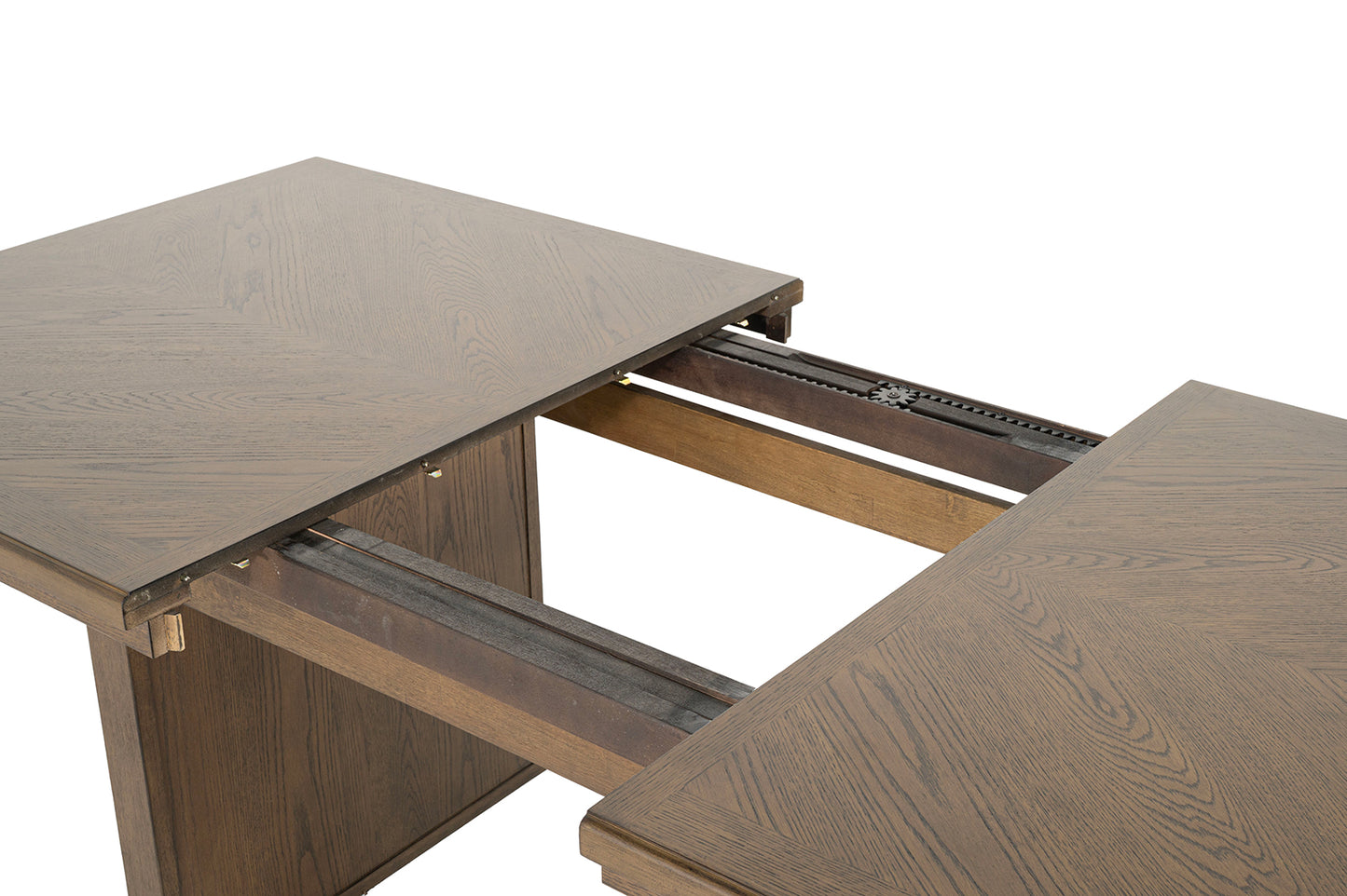 Casoria Dark Walnut 7 Pc Expandable Dining Set