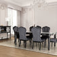 Melodi Park 7 Pc Dining Set - Black or Silver