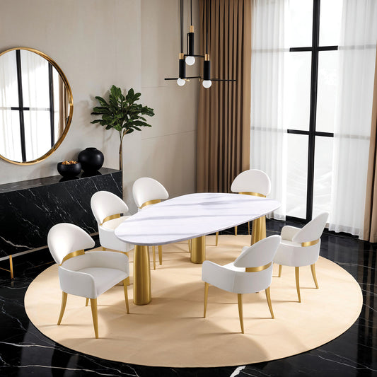 Northam 7 Pc Contemporary Dining Set