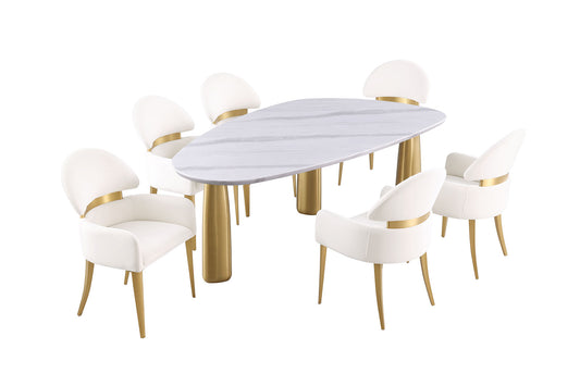 Northam 7 Pc Contemporary Dining Set