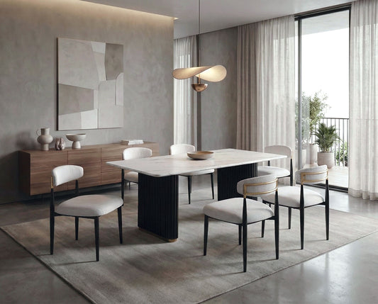 Minden 7 Pc Contemporary Dining Collection