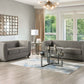 Verdal 2 Pc Charcoal Gray Sofa Set FM61001GY