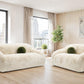 Darwen 2 Pc Faux Fur Sofa Set - 4 Colors