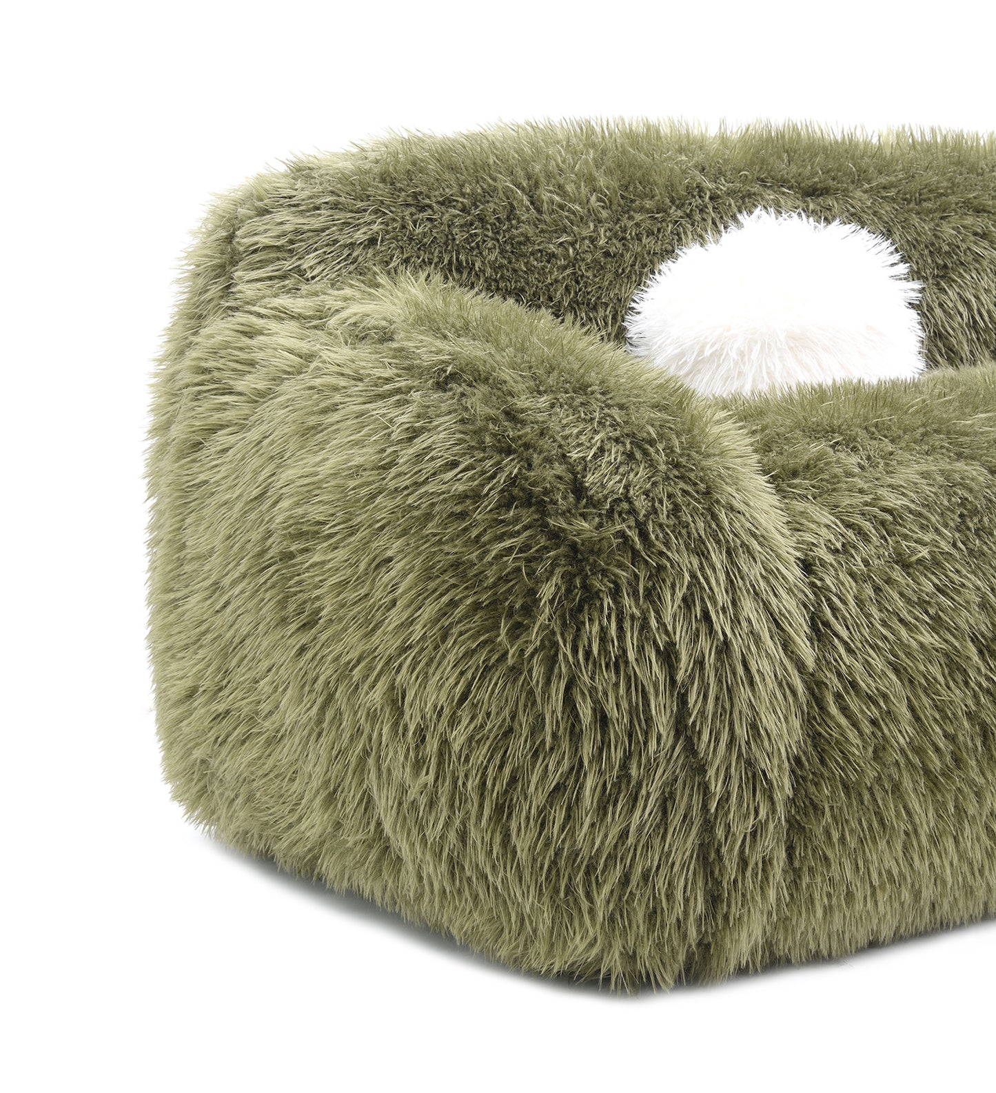 Darwen 2 Pc Faux Fur Sofa Set - Green