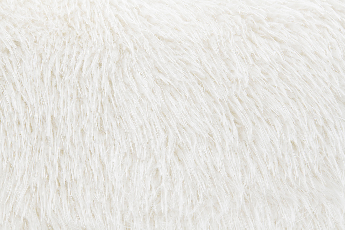 Darwen White Faux Fur Swivel Chair