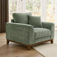 Watton Olive Green Mid Century Chair