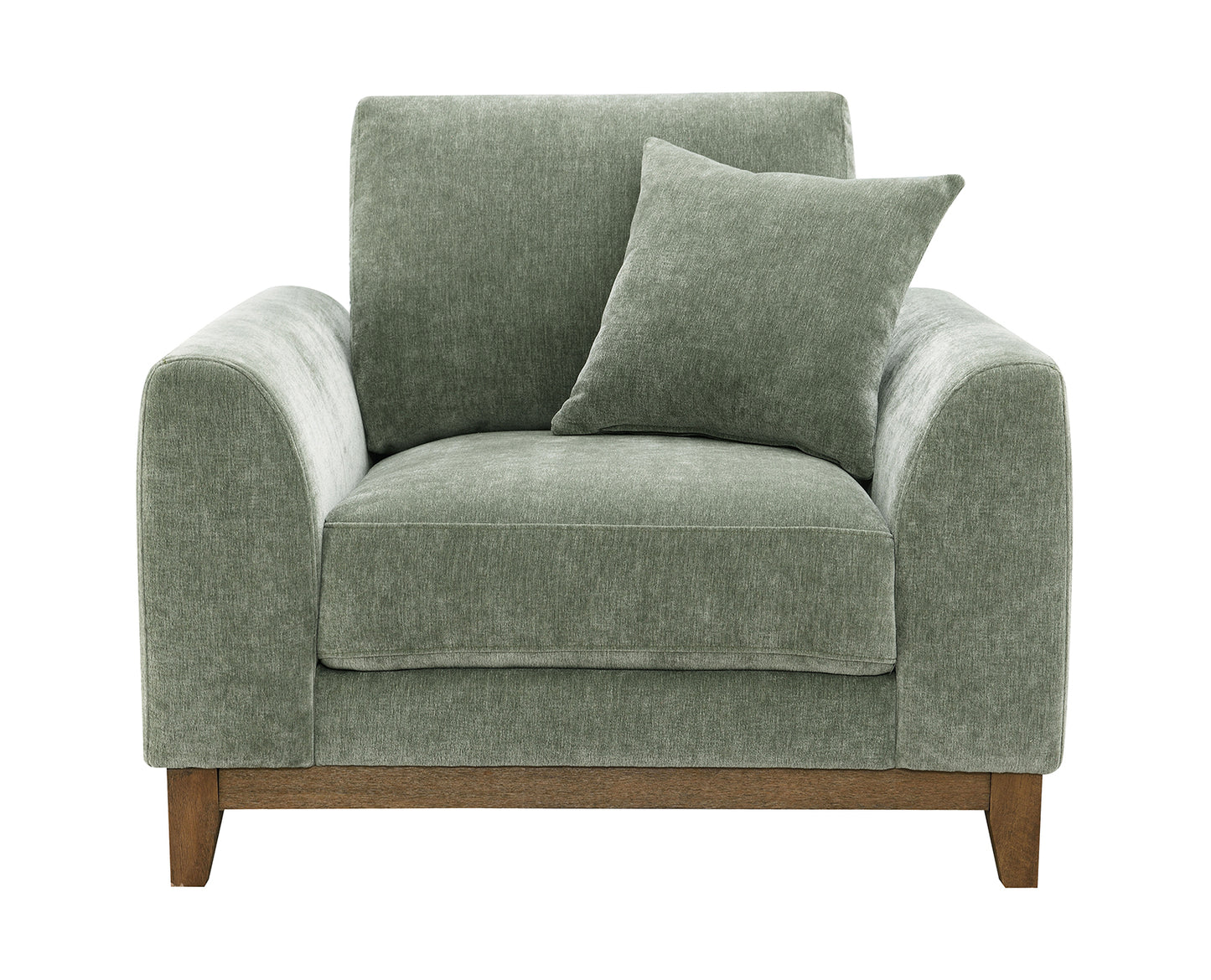 Watton Olive Green Mid Century Chair