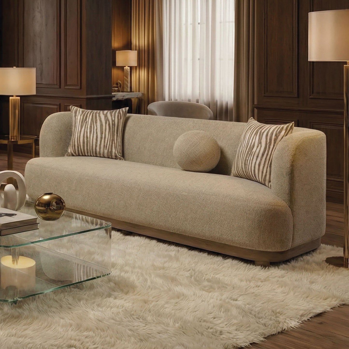 Sarabi Light Brown 2 Pc Living Room Sofa Set