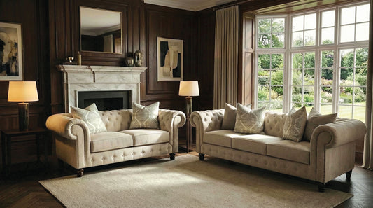 Ammirati Beige Sofa & Loveseat Set