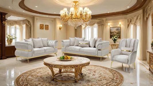 Charlevoix 3 Pc Beige Sofa Collection