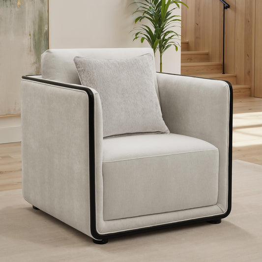 Benilde Chair Taupe Chenille FM67004TP-CH