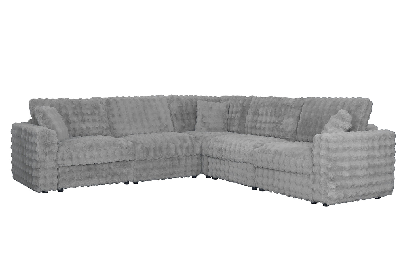 McKenna Silver Gray Modular Sectional