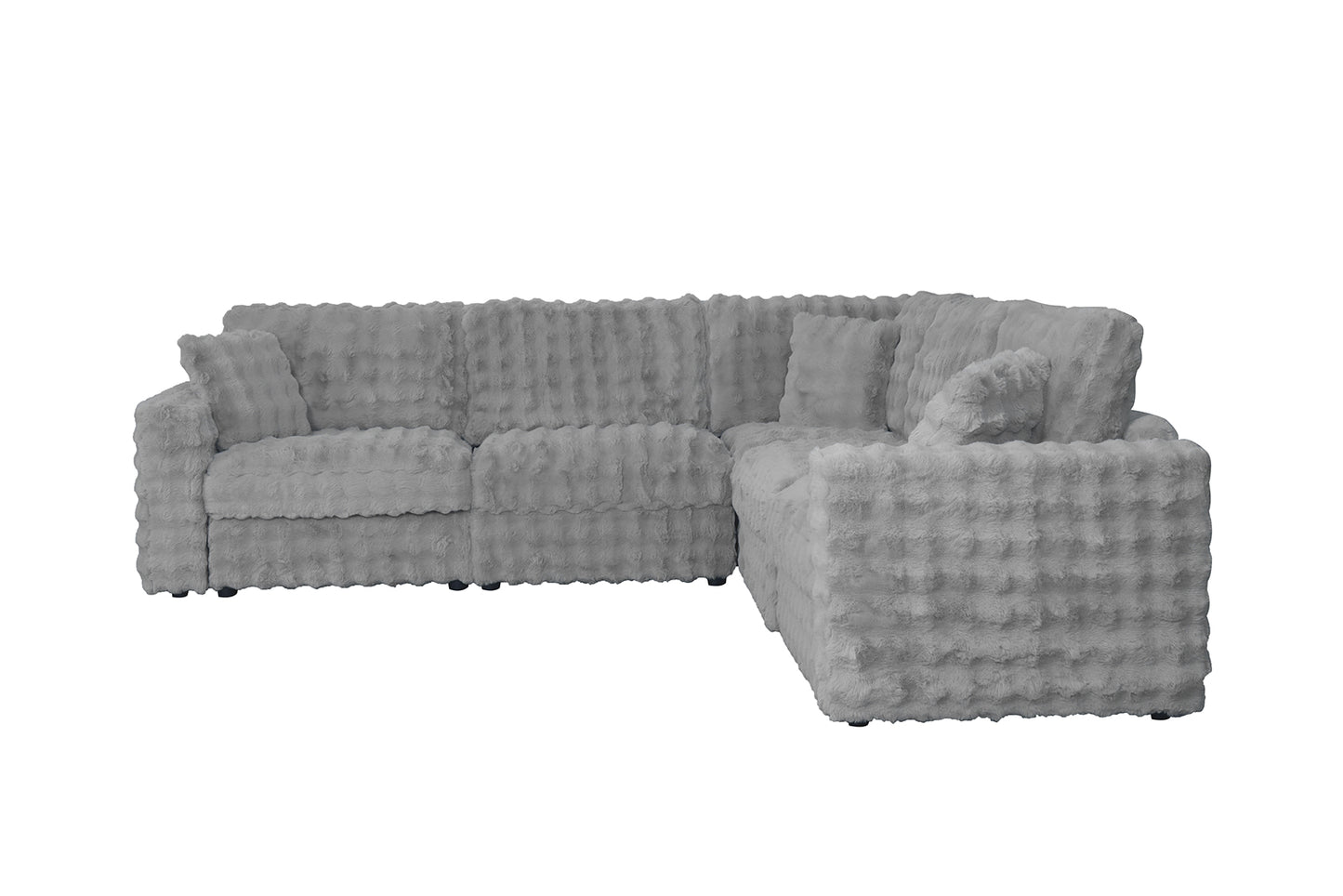 McKenna Silver Gray Modular Sectional