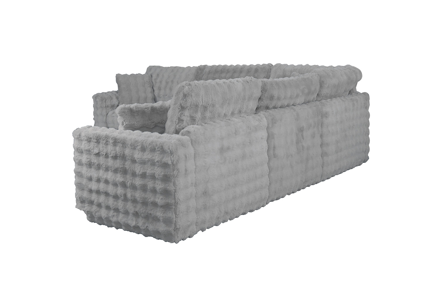 McKenna Silver Gray Modular Sectional