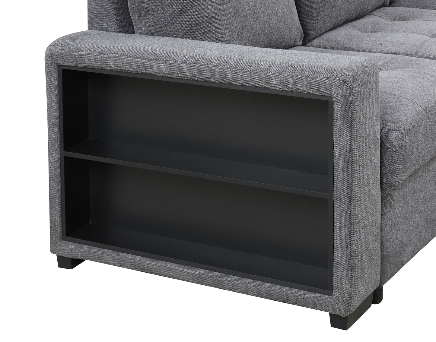 Stockwell Dark Gray Sleeper Sectional